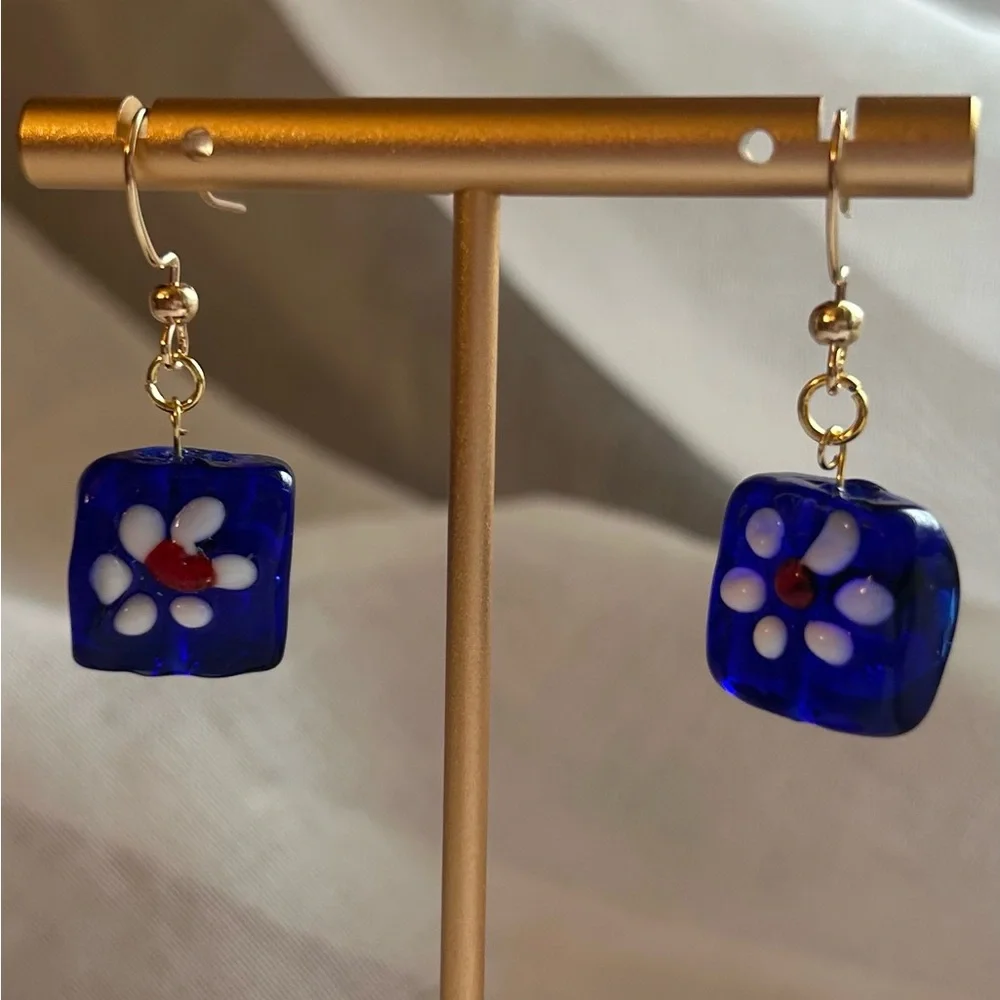 Handmade elegant blue